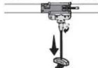 CHAMBERLAIN B4613TC - DECONNECTER LE CHARIOT - 1