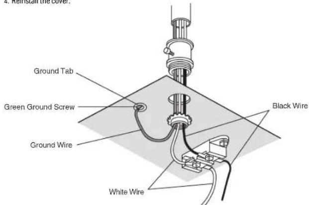 CHAMBERLAIN B4613TC - OPTION B - PERMANENT WIRING - 1