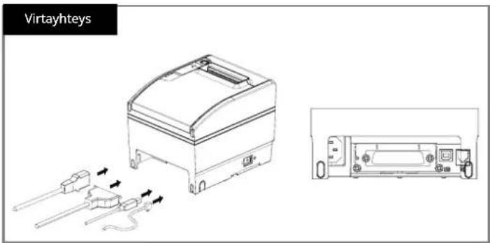 Bixolon SRPS300 - Vuorittomien tarrojen tulostin SRP-S300 - 3