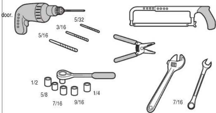 CHAMBERLAIN C610C - Additional Items You May Need: - 2