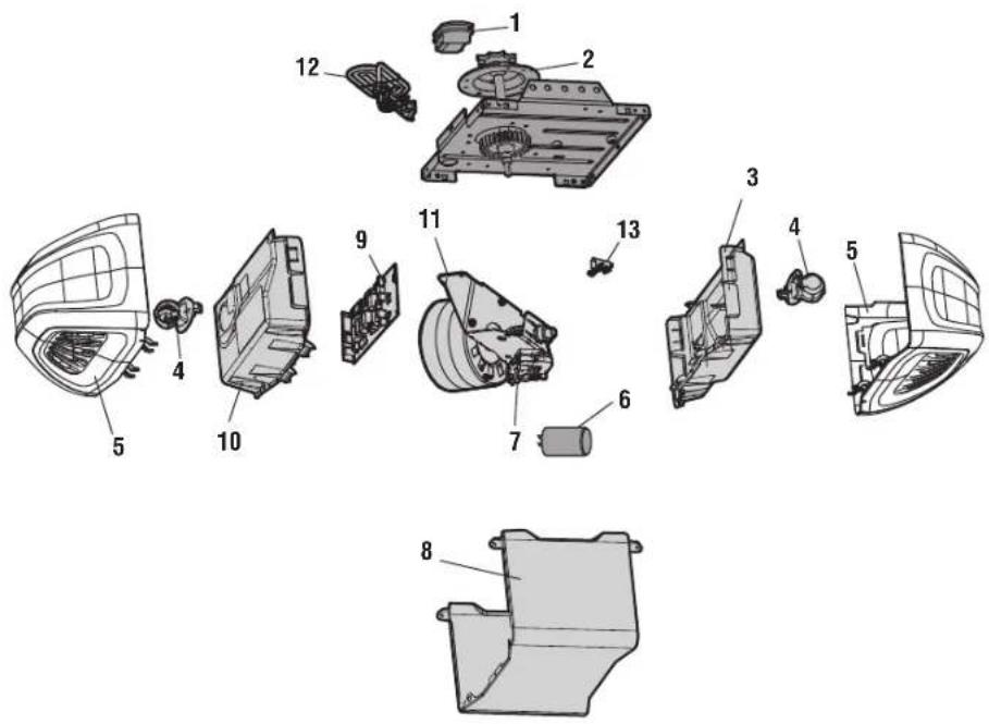 CHAMBERLAIN C610C - Pièces de réparation - 1