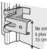 CHAMBERLAIN C610C - OPTION A POSE AUX GUIDES DE LA PORTE DE GARAGE - 1