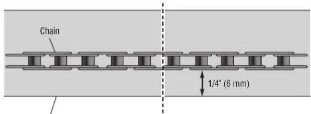 CHAMBERLAIN C610C - STEP 5 Tighten the chain - 1