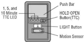CHAMBERLAIN C610C - SYNCHRONIZE THE DOOR CONTROL - 1