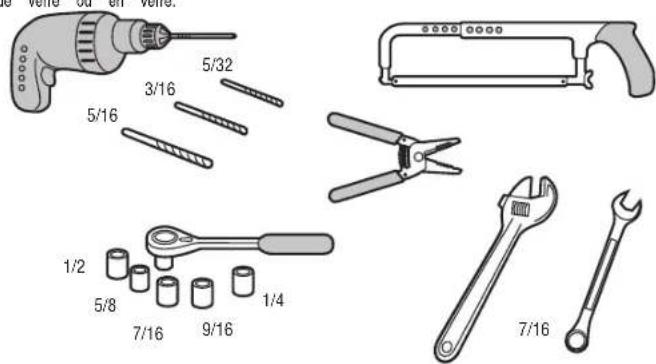 CHAMBERLAIN C610C - Articles supplémentaires dont vous pourriez avoir besoin : Outils nécessaires - 2