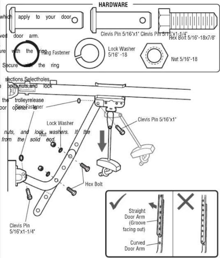 CHAMBERLAIN C610C - OPTION A SECTIONAL DOORS - 1