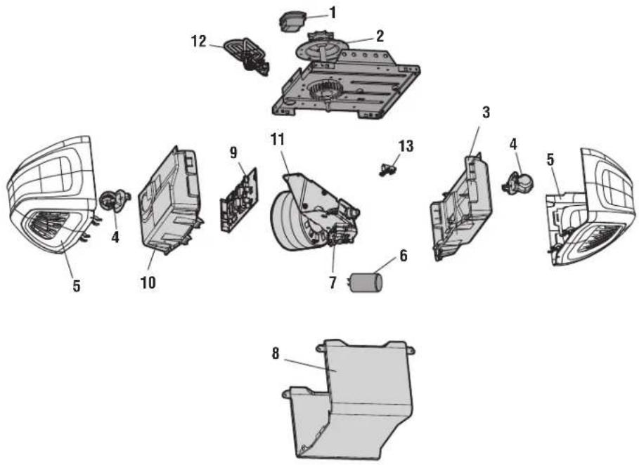 CHAMBERLAIN C610C - Repair Parts - 1