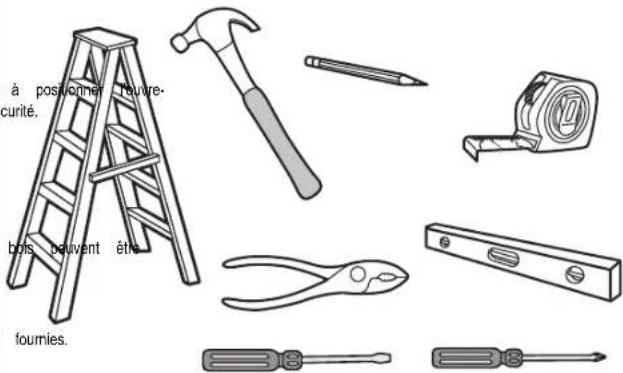 CHAMBERLAIN C610C - Articles supplémentaires dont vous pourriez avoir besoin : Outils nécessaires - 1