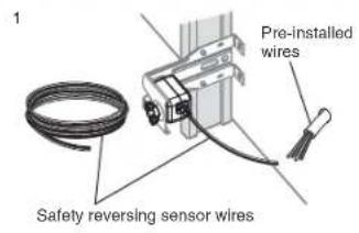 CHAMBERLAIN B6713TC - OPTION B- PRE-WIRED INSTALLATION - 1