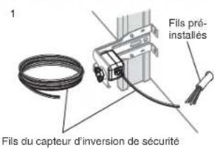 CHAMBERLAIN B6713TC - OPTION b: installation précaablee - 1