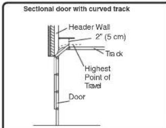 CHAMBERLAIN B6713TC - STEP 1 Determine the Header Bracket Location - 3