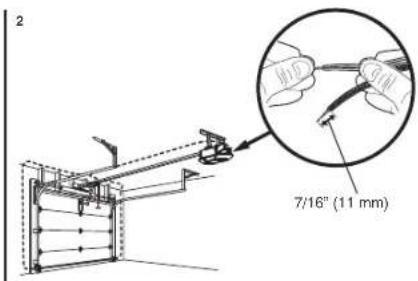 CHAMBERLAIN B6713TC - OPTION A- INSTALLATION WITH NO PRE-WIRING - 2