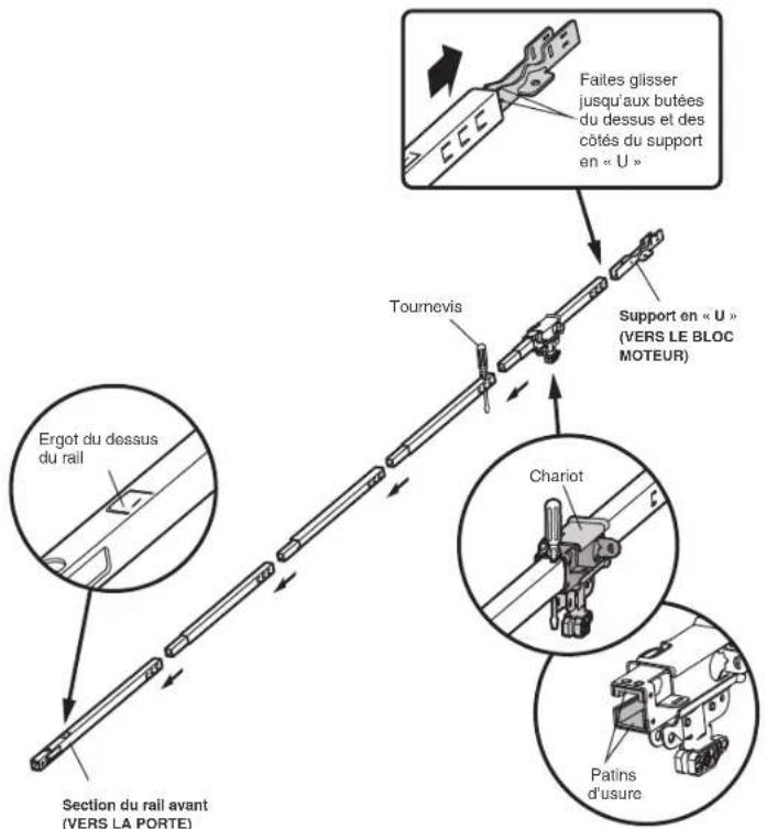 CHAMBERLAIN B6713TC - Pour éviter les difficultés d'installation, ne faites pas fonctionner l'ouvre-porte de garage avant d'y être invité. - 1