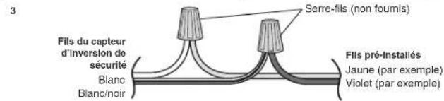CHAMBERLAIN B6713TC - OPTION b: installation précaablee - 3
