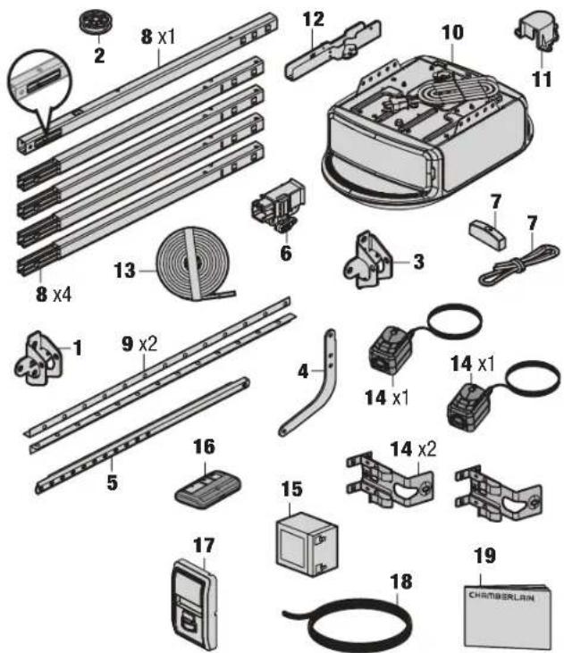 CHAMBERLAIN B6713TC - Carton Inventory - 1