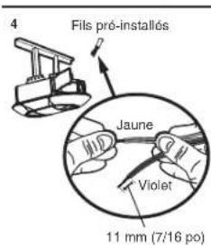 CHAMBERLAIN B6713TC - OPTION b: installation précaablee - 4