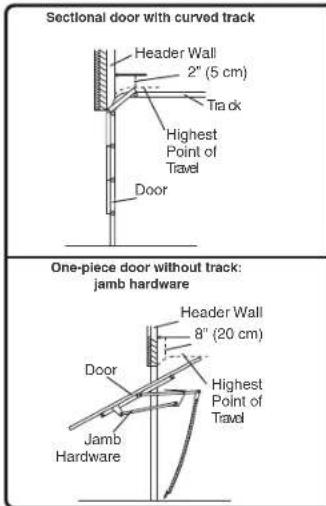 CHAMBERLAIN B4643TC - STEP 1 Determine the Header Bracket Location - 3