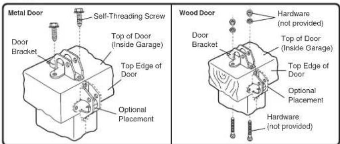CHAMBERLAIN B4643TC - OPTION B- ONE-PIECE DOORS - 2