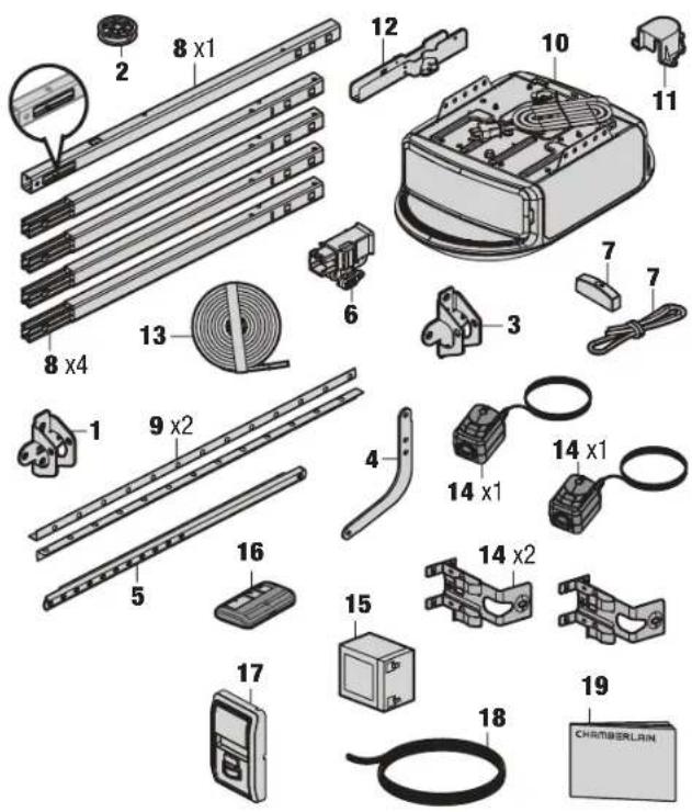 CHAMBERLAIN B4643TC - Carton Inventory - 1