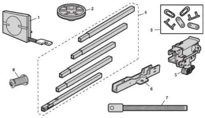 CHAMBERLAIN B4643TC - Repair Parts - 1