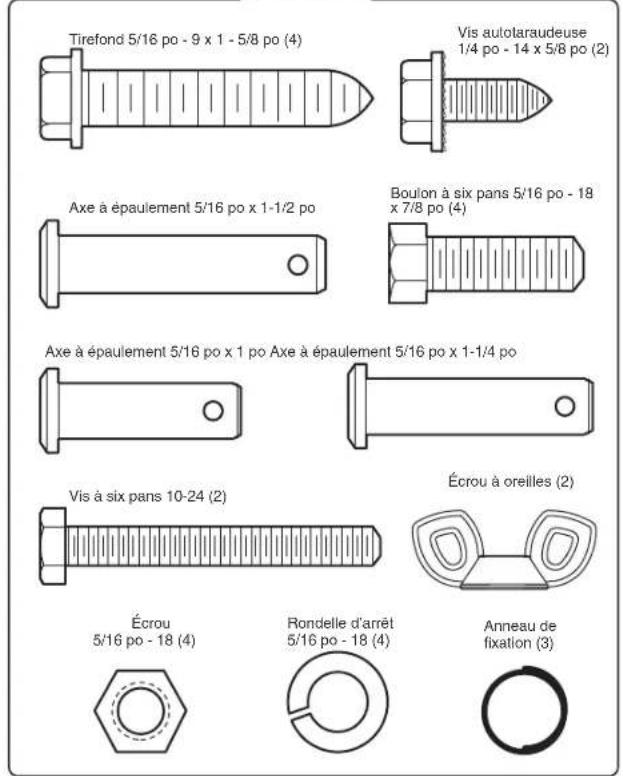 CHAMBERLAIN B4643TC - Inventaire du carton - 2