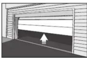 CHAMBERLAIN B4643TC - Visually check the door and installation: - 1