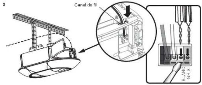 CHAMBERLAIN B4643TC - OPTION A : INSTALLATION SANS PRÉ-CÂBLAGE - 3