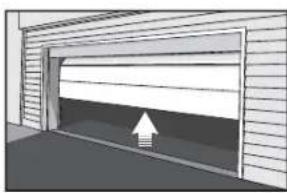 CHAMBERLAIN B4603TC - Visually check the door and installation: - 1