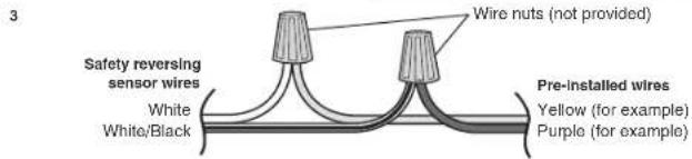 CHAMBERLAIN B4603TC - OPTION B- PRE-WIRED INSTALLATION - 2
