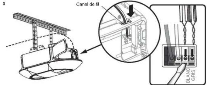 CHAMBERLAIN B4603TC - OPTION A : INSTALLATION SANS PRÉ-CÂBLAGE - 3