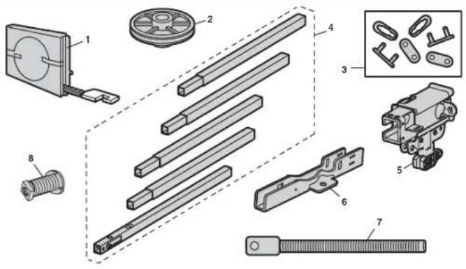 CHAMBERLAIN B4603TC - Repair Parts - 1