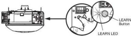 CHAMBERLAIN B4603TC - PROGRAM USING THE GARAGE DOOR OPENER LEARN BUTTON - 1