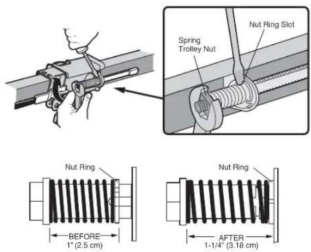 CHAMBERLAIN B4603TC - STEP 5 Tighten the Belt - 1