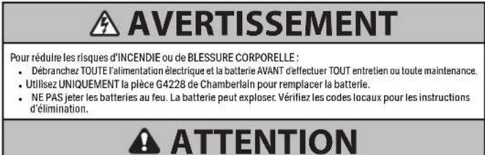 CHAMBERLAIN B6753TC - Batterie de secours - 1