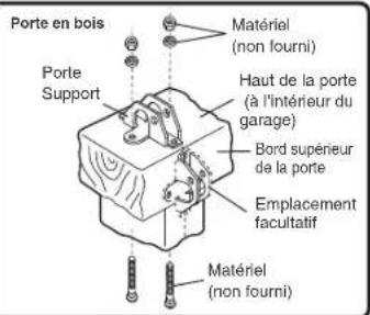 CHAMBERLAIN B6753TC - Étape 7 installer le support de porte (suite) - 2