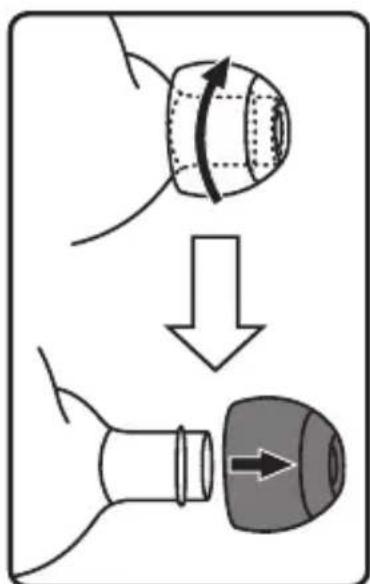 SAMSON Zi200 - Attaching the ear tip - 3