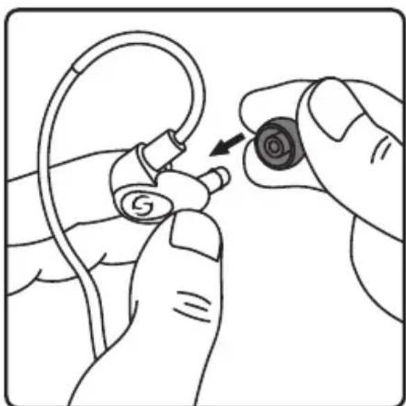 SAMSON Zi200 - Attaching the ear tip - 2
