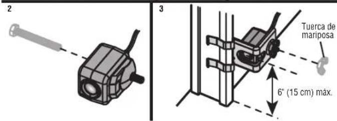 LIFT-MASTER 87504267 - Instale los sensores de inversión de seguridad - 4