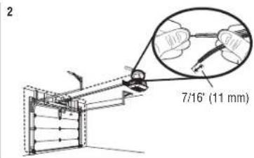 LIFT-MASTER 87504267 - OPTION A - INSTALLATION WITHOUT PRE-WIRING - 2