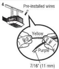 LIFT-MASTER 87504267 - OPTION B- PRE-WIRED INSTALLATION - 4