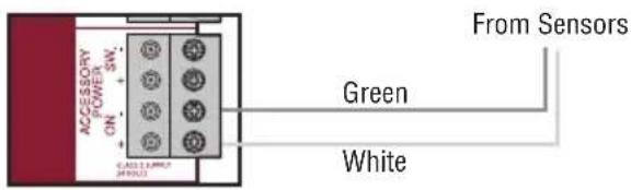 LIFT-MASTER LMRRUL - Heater wiring (green and white wires): - 2