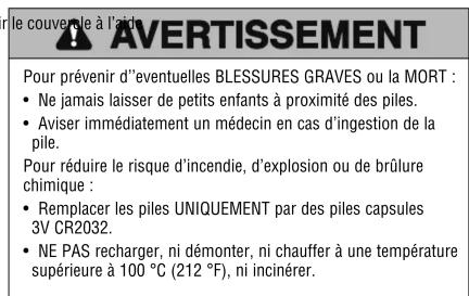 LIFT-MASTER 970LM - LES PILE DE TÉLÉCOMMANDE - 5
