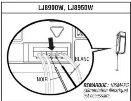 LIFT-MASTER LC36M - CÁBLAGE DE L'ALIMENTATION - 8