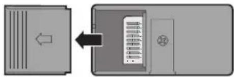 LIFT-MASTER 63LMV - Locate the dip switches on your remote control - 1