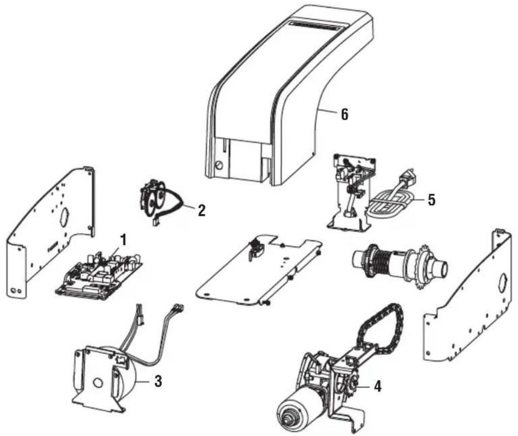 LIFT-MASTER 8500WMC267 - Piezas de repuesto - 1