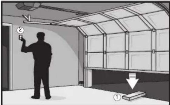 LIFT-MASTER 8500WMC267 - Pruebe que la puerta funciona correctamente: - 1