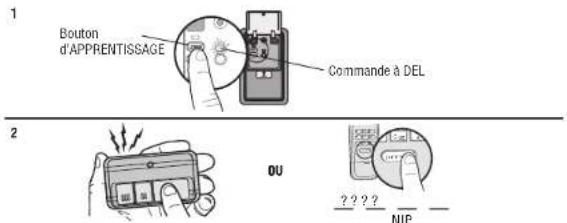 LIFT-MASTER 8155W - Télécommande - 1