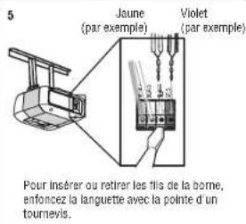 LIFT-MASTER 8155W - OPTION B - INSTALLATION PRECÁBLEE - 5