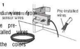 LIFT-MASTER 8155W - OPTION B - PRE-WIRED INSTALLATION - 1