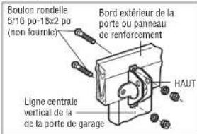 LIFT-MASTER 8155W - PORTE SECTIONNELLE - 5